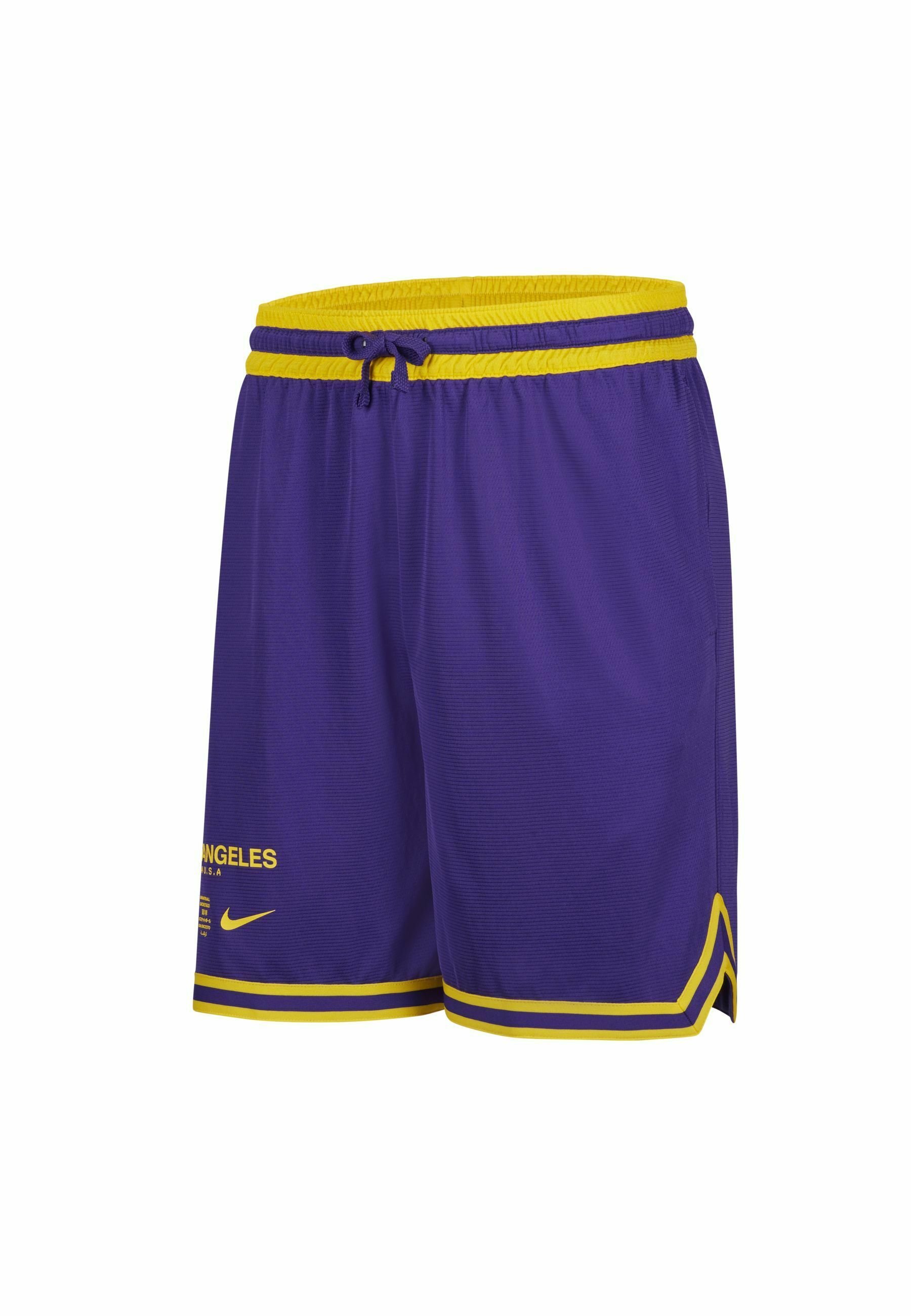 Nike Performance LOS ANGELES LAKERS - Shorts - field  purple/amarillo/black/viola - Zalando.it