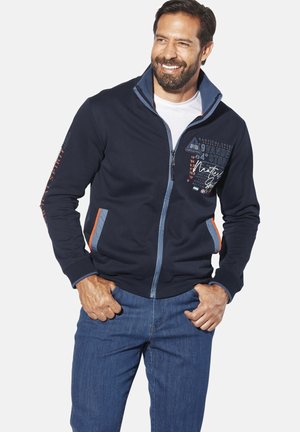 LINDSEN - Zip-up sweatshirt - dunkelblau