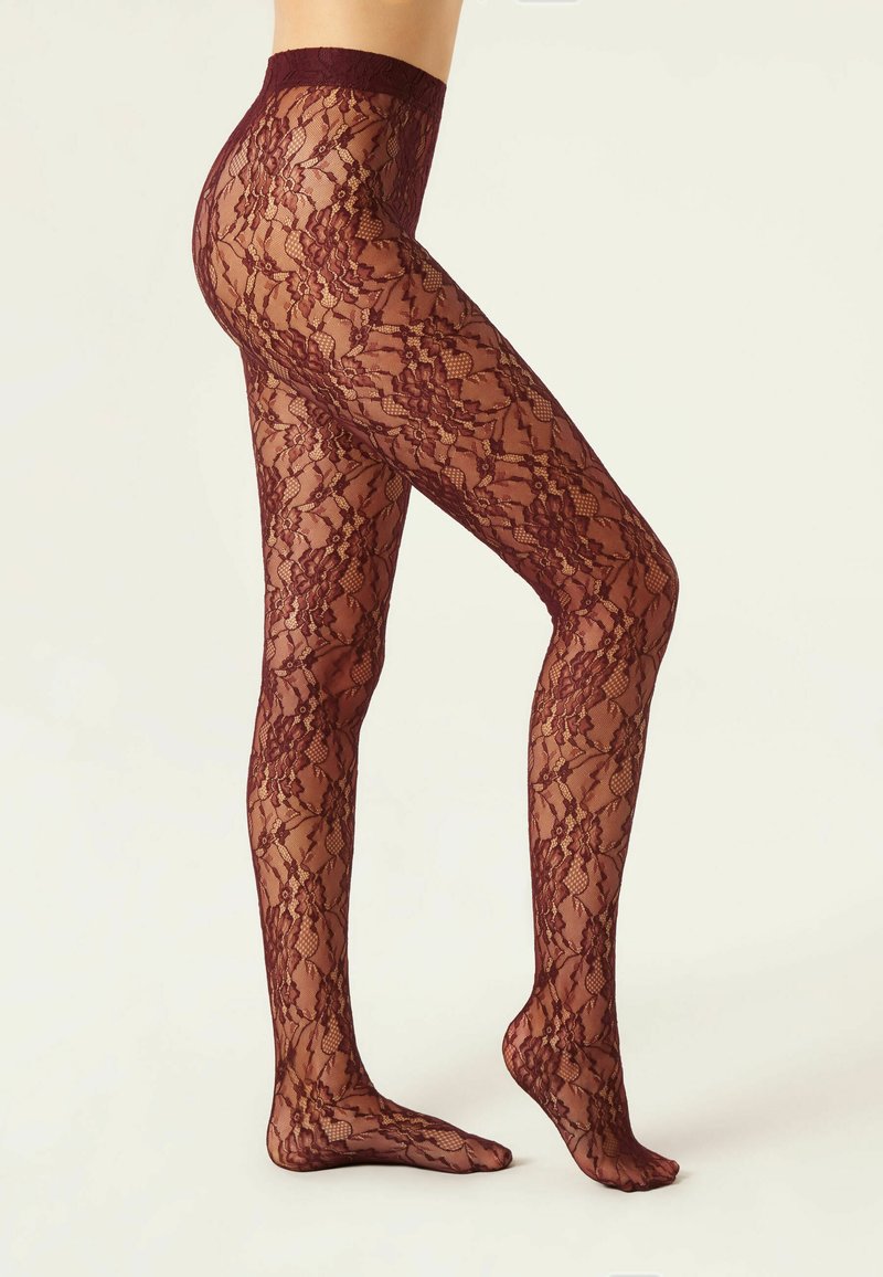 Pizzo Collant Dentelle Calzedonia Combinaison Calze Collant Dentelle Calzedonia Collants à Fleurs Je Shoppe  Chez Topvintage