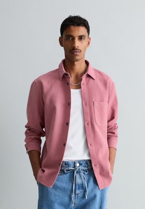 Marc O'Polo DENIM MIT FEINER STRUKTUR - Chemise - dusty rasberry