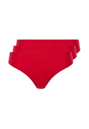 3ER PACK - SOFT - String - mohnrot