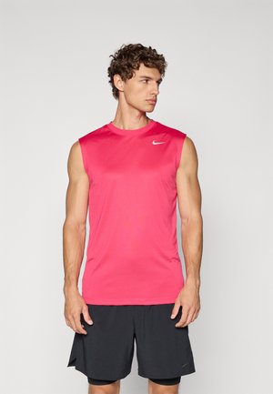 TEE RESET - Top - rush pink/matte silver-coloured