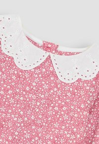 JoJo Maman Bébé FLORAL BRODERIE COLLAR - REGULAR FIT - Pusero - pink