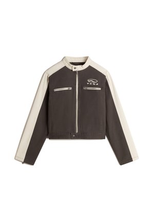 Vans RYDEN BIKER - Denim jacket - black