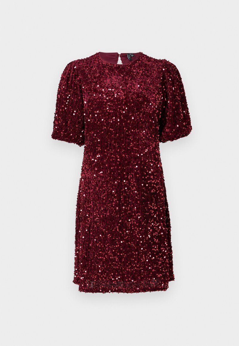 Vero Moda Cocktailjurk donkerrood