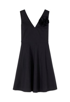 Oltre, VESTITO FLARE CON FIORE - Freizeitkleid - nero