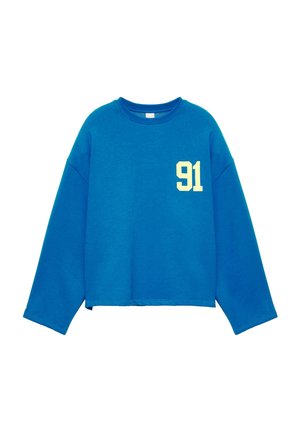PULL&BEAR, RELAXED-FIT GRAPHIC 91 - SWEATSHIRT - Sweatshirt - blue