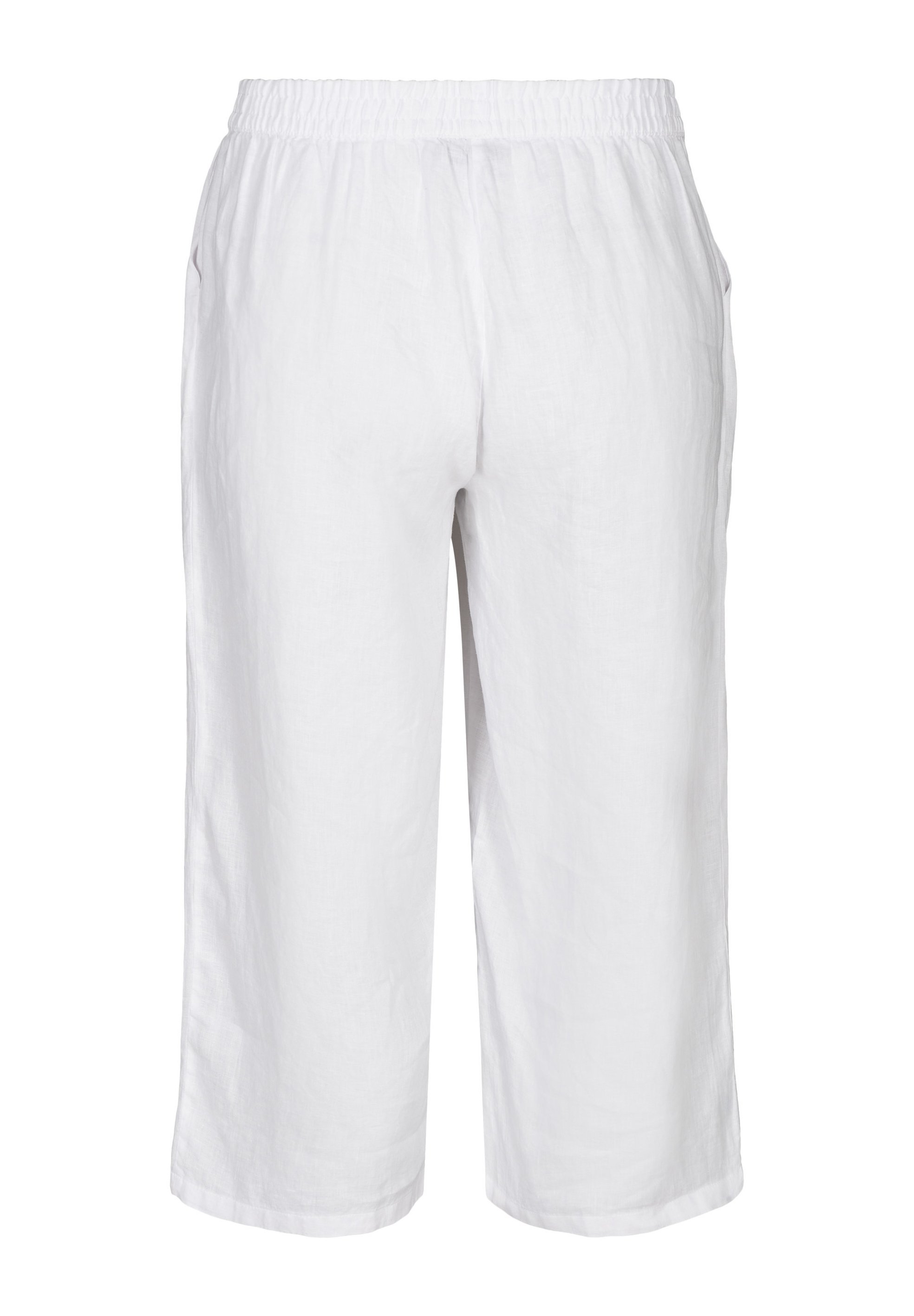 Zizzi Broek - white/wit - Zalando.nl