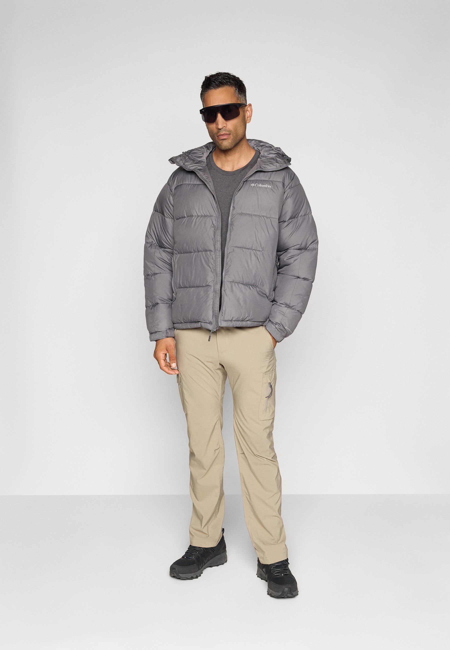 Columbia PIKE LAKE™ II HOODED - Winter jacket - city grey/grey