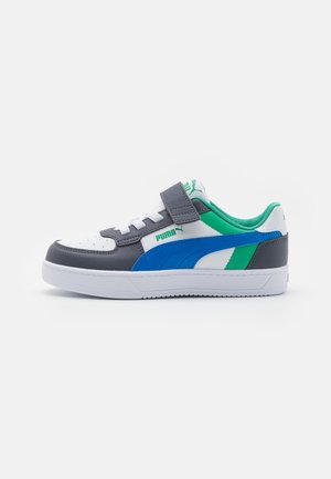 Puma CAVEN 2.0 BLOCK AC+ PS - Sneakers basse - white/hyperlink blue/galactic gray