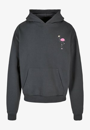 Merchcode, FLAMINGO ULTRA HEAVY - Kapuzenpullover - darkgrey