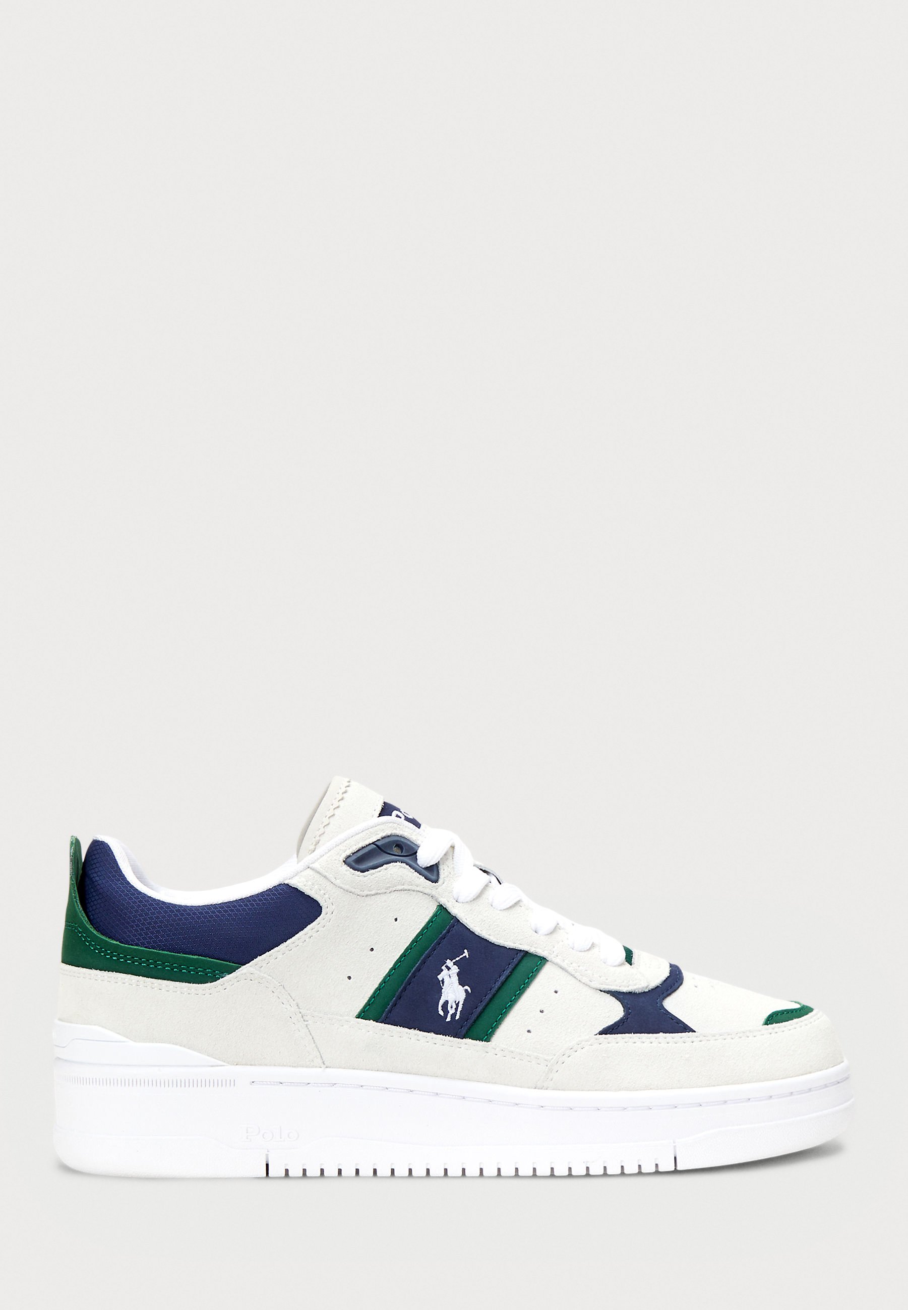 NWOB $110 Polo Ralph Lauren Masters Sport Leather Suede Sneaker Green 8.5 Ralph Lauren Suede Casual Shoes for Men for sale | eBay main image 2
