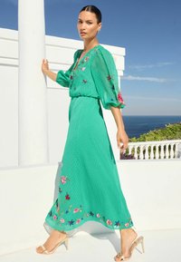 Love & Roses Maxi šaty - green