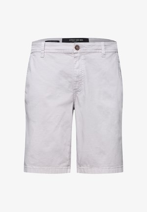 Street One MEN, CHINO SHORTS IN A REGULAR FIT WITH ELASTIC HEM, szary