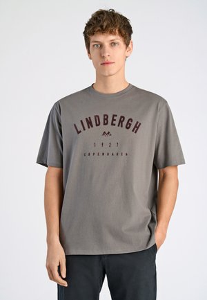 LOGO TEE - T-shirt imprimé - grey