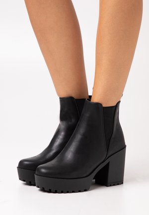 Even&Odd Wide Fit Kotníková obuv - black