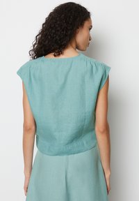 Marc O'Polo FEMININE GATHERING SHOULDER  - Camicetta - soft teal