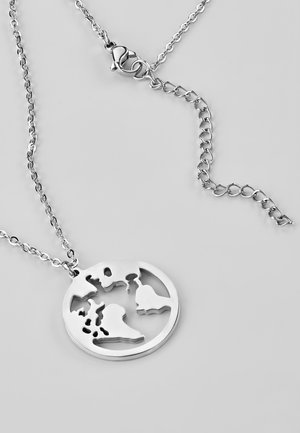 Heideman WELTKUGEL GLOBUS - Ketting - silver-coloured