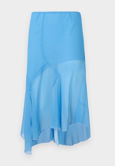 AVAVAV DRAPED SKIRT - A-linjainen hame - blue