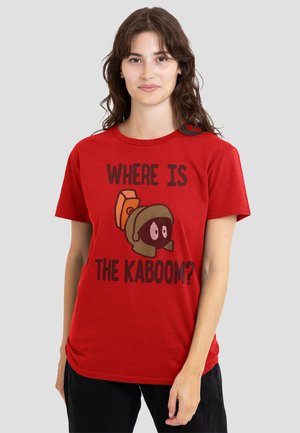Cotton Soul, LOONEY TUNES THE MARTIAN - T-Shirt print - red