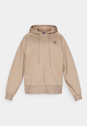 HOODIE - Zip-up sweatshirt - chalky brown