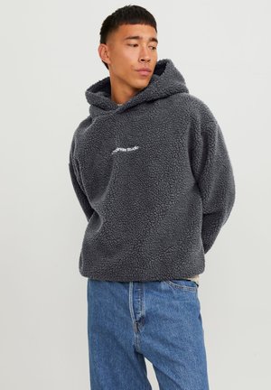 JORVESTERBRO HOOD - Sweat polaire - asphalt