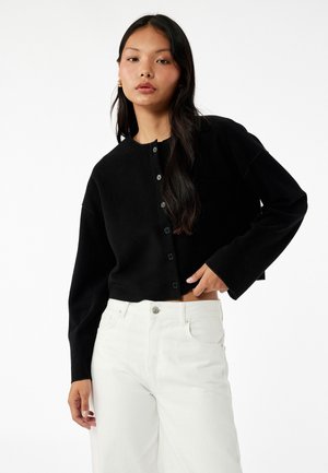 Strickjacke - black