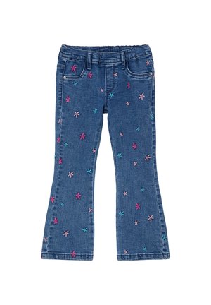 Flared Jeans - stone blue denim