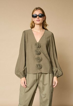 Bluse - teak