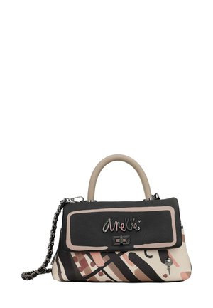 MANICO CORTO E PARISIAN - Sac à main - beige/black/pink