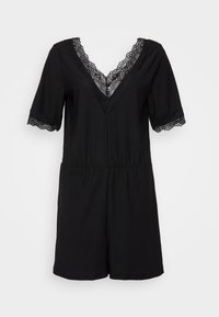 ONLSILJA V NECK MIX - Jumpsuit - black