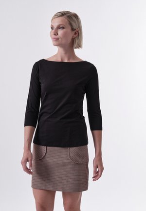 LANIUS 3/4 ARM - Langarmshirt - black