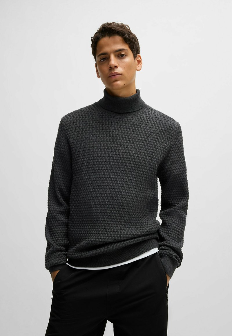 HUGO SMATTOR - Neule - dark grey three
