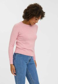 Vero Moda VMDOFFY O-NECK - Trui - wild rose