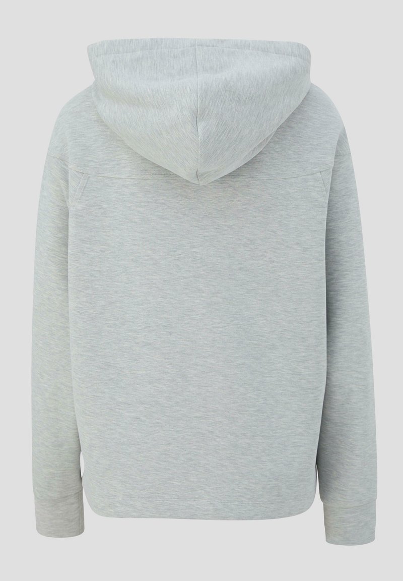 Kapuzenpullover grau meliert/grau