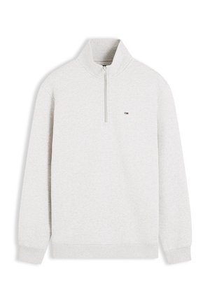 Tommy Jeans, FLAG HALF ZIP - Φούτερ - ice grey heather
