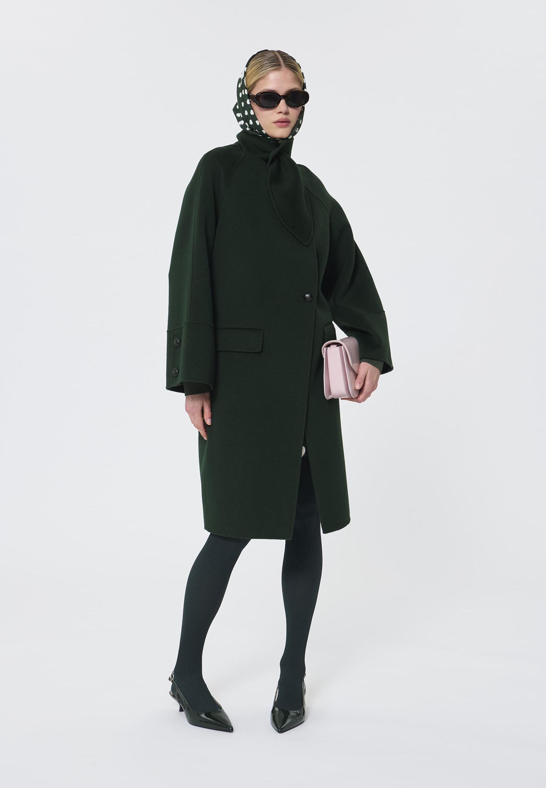 Tara Jarmon MOCCA - Manteau classique - vert anglais/vert foncé