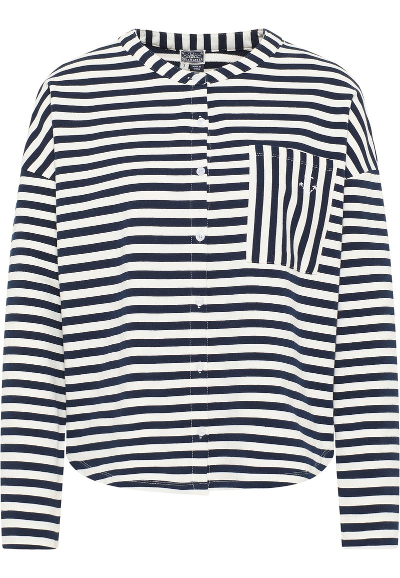 dreimaster Sweater met rits donkerblauw