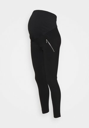 MATERNITY SKINNY BENG TROUSER - Kangashousut - black