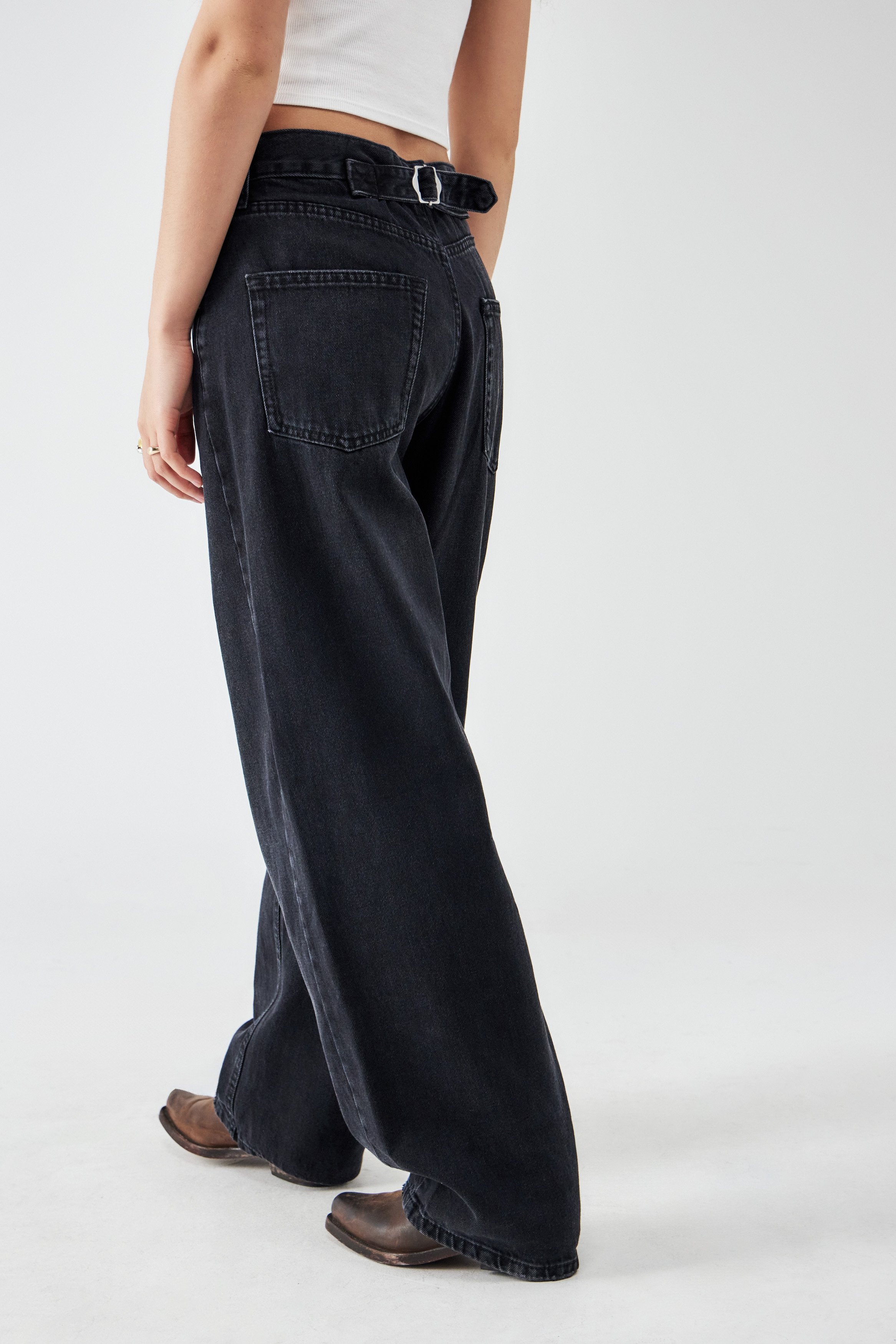 BDG Urban Outfitters LOGAN - Jeansy Relaxed Fit/czarny - Zalando.pl