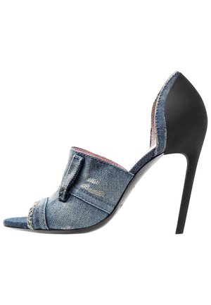 Hoge hakken - blue denim