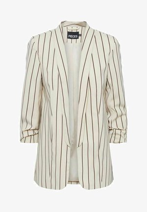 Pieces PCBOSELLA BLAZER - Lühike jakk - white pepper