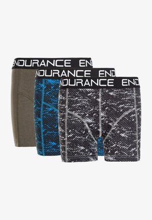 Endurance 3 PACK - Tætsiddende boxershorts - directoire blue
