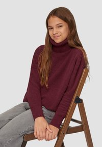 s.Oliver ROLLKRAGEN  - Strickpullover - bordeaux