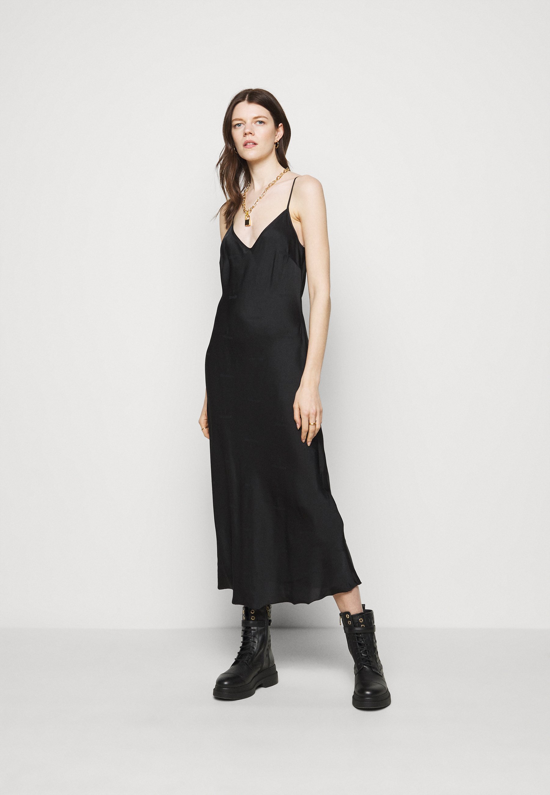 Trussardi Vestito lungo - black/nero - Zalando.it