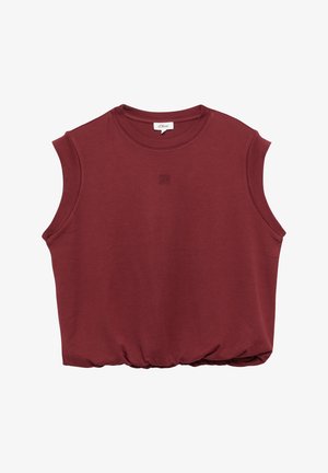 s.Oliver, T-SHIRT - Débardeur - bordeaux