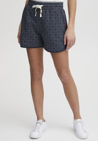 Oxmo OXVENICE REGULAR FIT - Tracksuit bottoms - total eclipse melange