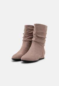 Anna Field Bottines compensées - taupe