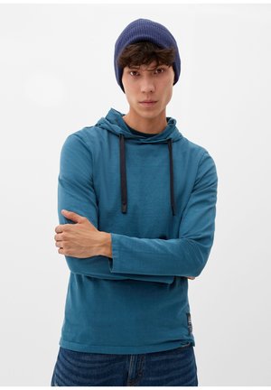 GARMENT DYE - Long sleeved top - petrol