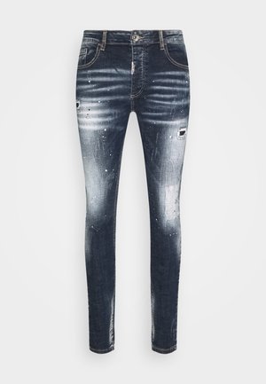 Alessandro Zavetti CHEILLINI SUPER SLIM - Jeans Slim Fit - indigo